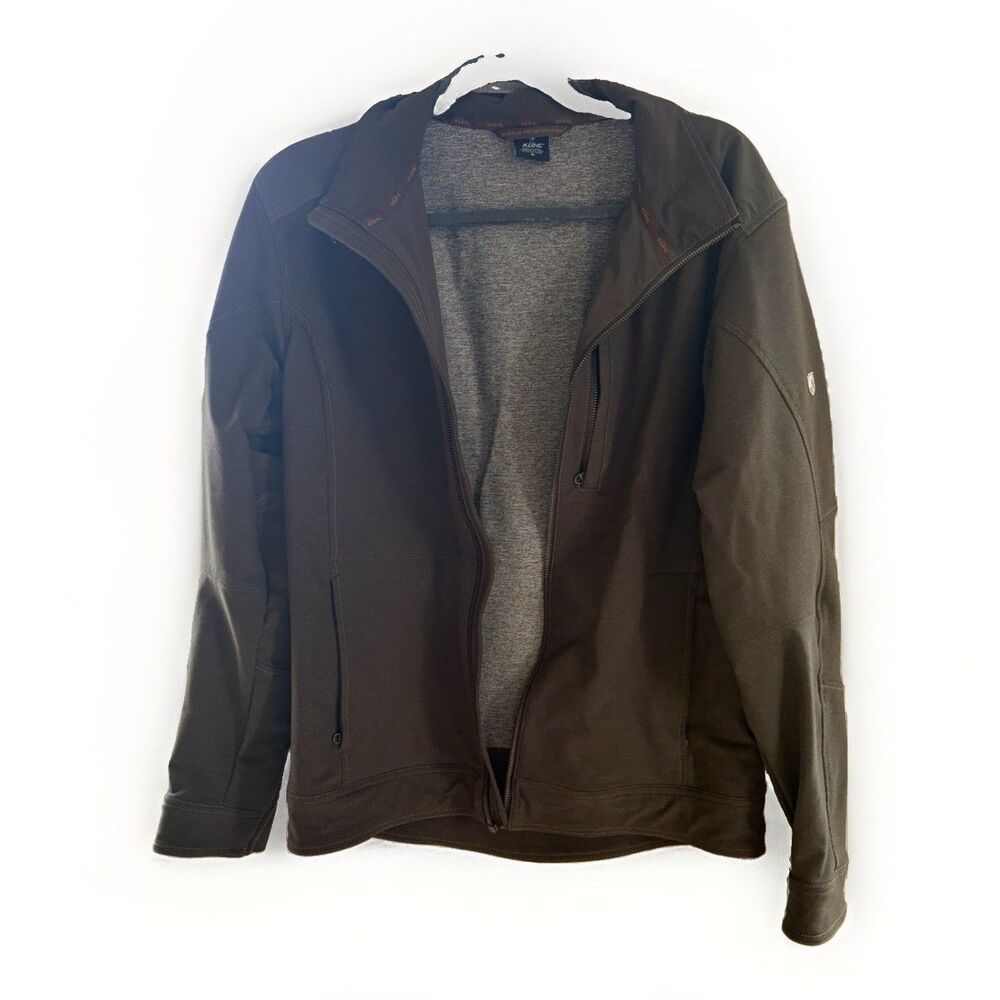 Kuhl Impakt Mens Medium Expresso Jacket Outdoor Workwear Softshell